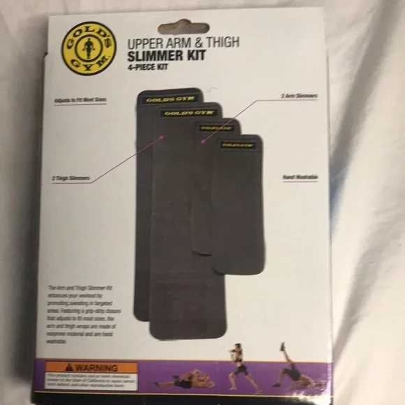 Brand New Gold’s Gym Neoprene 50”Waist and 4 piece Upper Arm and Thigh Slimmer - Picture 5 of 5